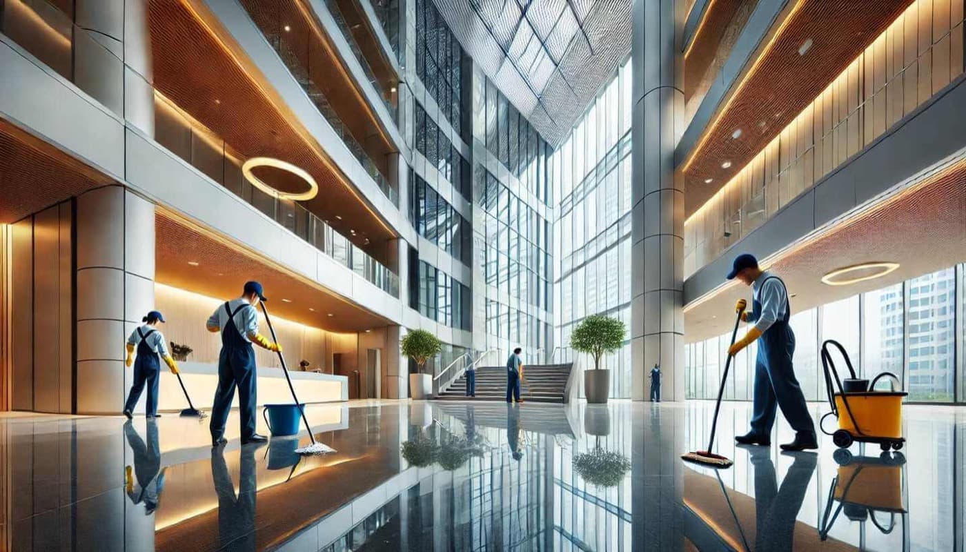 The importance of professional cleaning services in office and residential towers.
